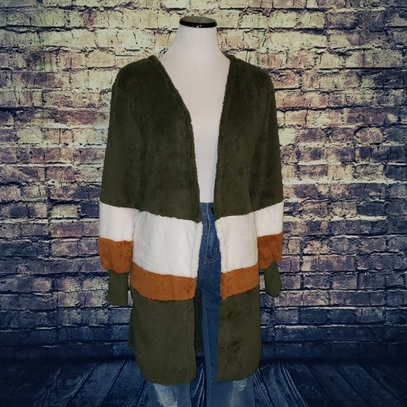 Lightweight Cozy Fuzzy Teddy Jacket Coat - Picture 3 of 4